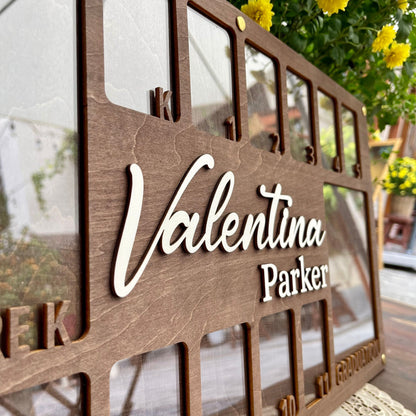 School Picture Frame PreK-12, School Years Photo Frame, Personalized Grade School Photo Frame, Senior Picture Gift