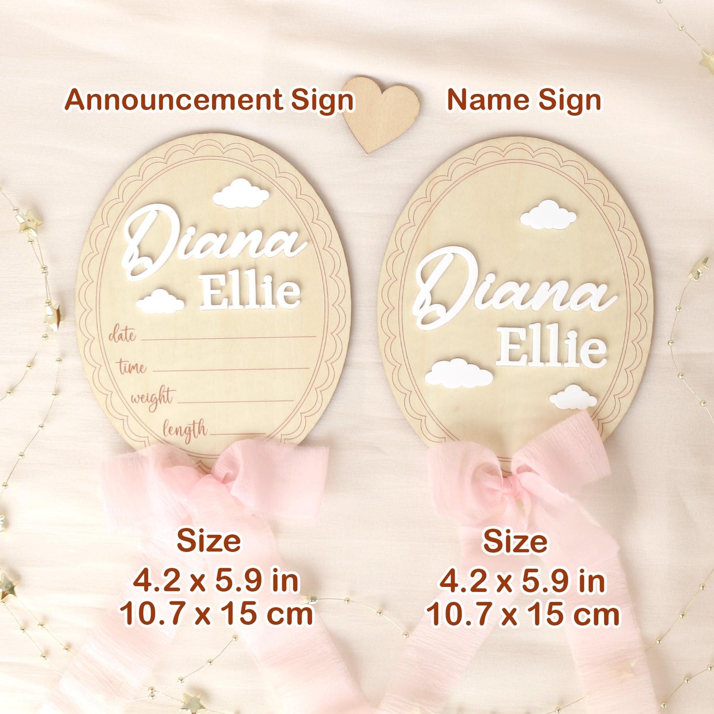 Baby Monthly Milestone Baby Girl Name Sign Baby Girl Announcement Sign for Hospital Baby Photo Signs Baby Gift Baby Shower Gift