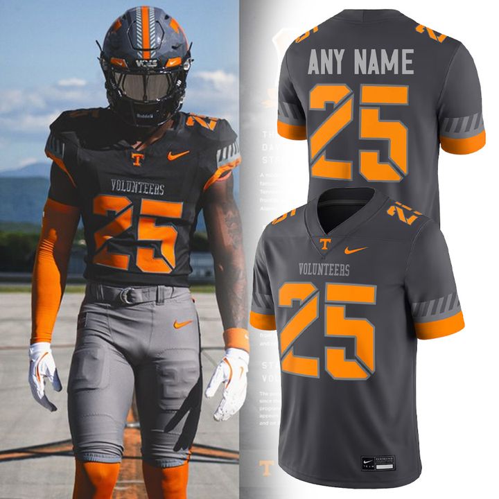 Limited Edition Tennessee Volunteers A Smokey Grey Football Jerseys