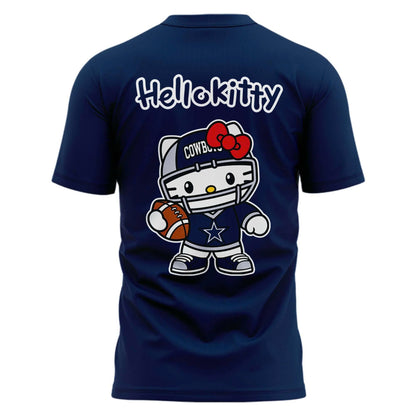 Special New Dallas Cowboys x Hello Kitty Tshirt 2025