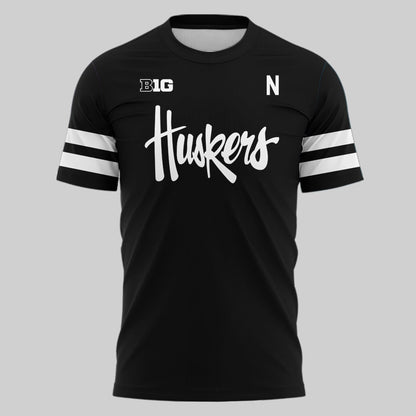 Special New Alternate Dark Mode Helmet Logo Tshirt In Black