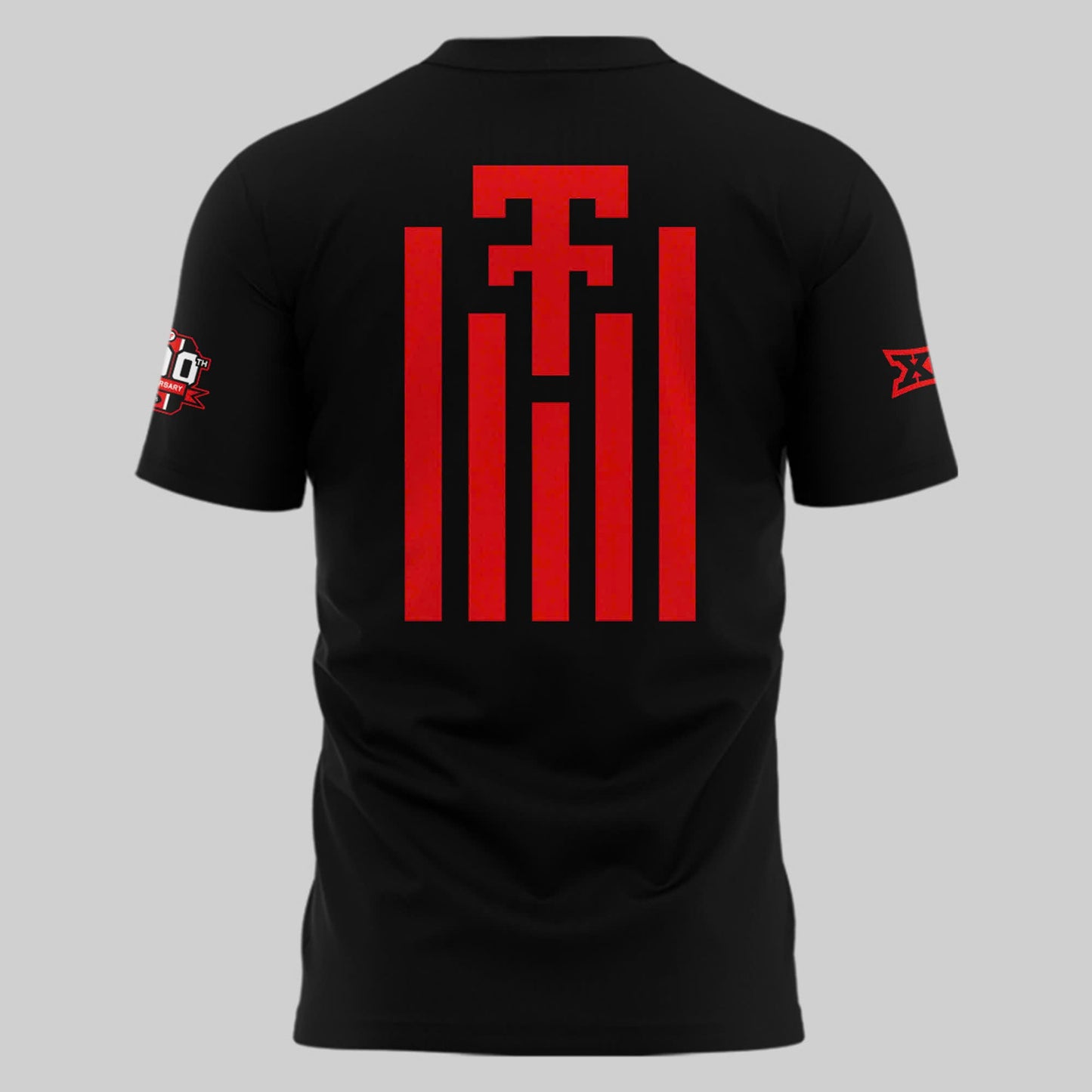 Black Texas Tech Red Raiders 100th Anniversary Fleece Tshirt