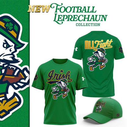 Notre Dame Football "The Fighting Irish" 2025 Green T-Shirt v3
