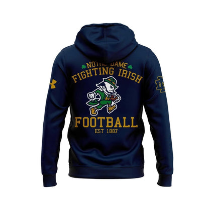 Notre Dame Football "The Fighting Irish" 2025 Navy Hoodie v2