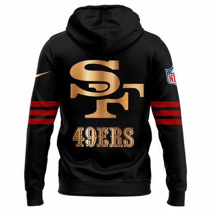 San Francisco 49ers Unveil Rivalry Uniform Hoodie 2025 Black Regular price
