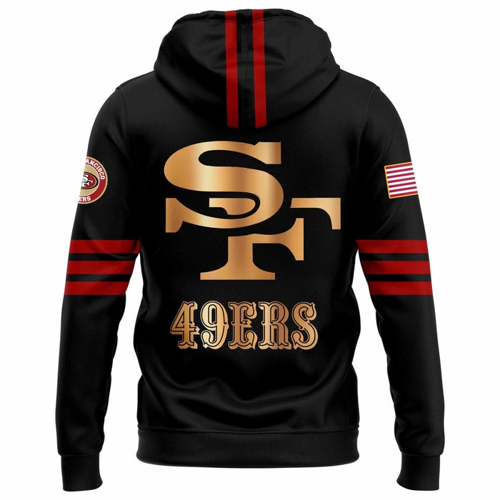 San Francisco 49ers Unveil Rivalry Uniform Hoodie 2025 Black Regular price