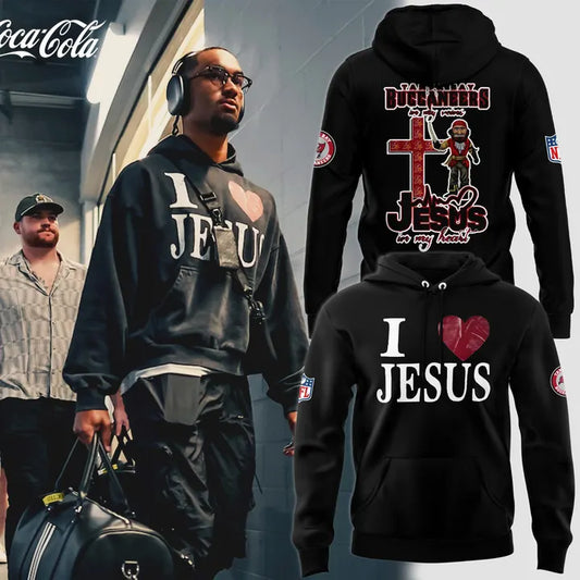 Men's Tampa Bay Buccaneers "I ❤️ Jesus" Hoodie