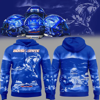 H01- "The Blue and the State of Idaho" - Boise State Broncos Football - Special Edition 2025 Hoodie