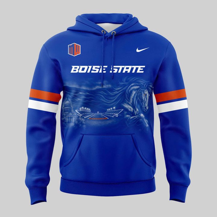 H03- "The Blue and the State of Idaho" - Boise State Broncos Football - Special Edition 2025 Hoodie