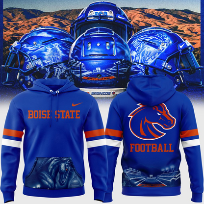 H05 - "The Blue and the State of Idaho" - Boise State Broncos Football - Special Edition 2025 Hoodie