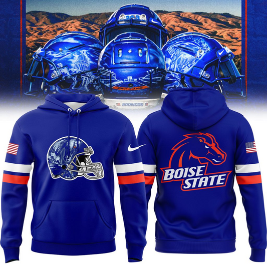H02- "The Blue and the State of Idaho" - Boise State Broncos Football - Special Edition 2025 Hoodie