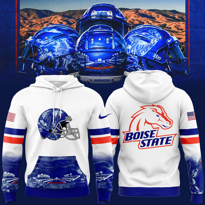 H07 - "The Blue and the State of Idaho" - Boise State Broncos Football - Special Edition 2025 Hoodie