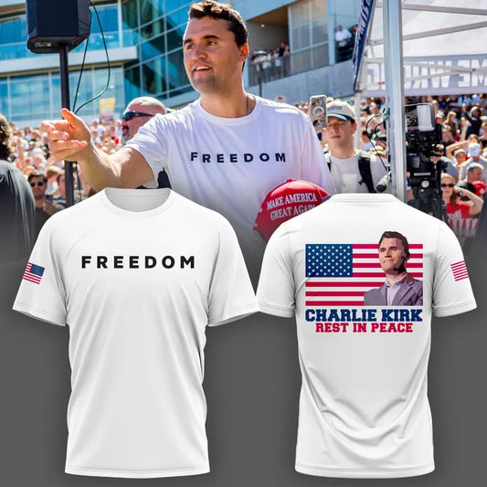 Charlie Kirk "FREEDOM" RIP – 1993-2025 Classic T-Shirt