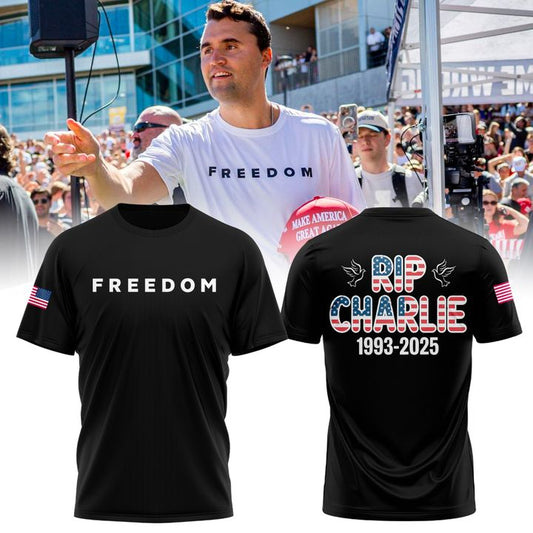 Charlie Kirk "FREEDOM" RIP – 1993-2025 Classic T-Shirt