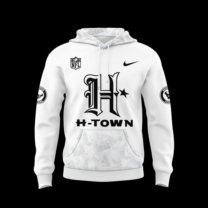 Limited edition Houston Texans Icy White Hoodie v2