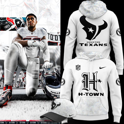 Limited edition Houston Texans Icy White Hoodie v2