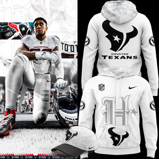 Limited edition Houston Texans Icy White Hoodie