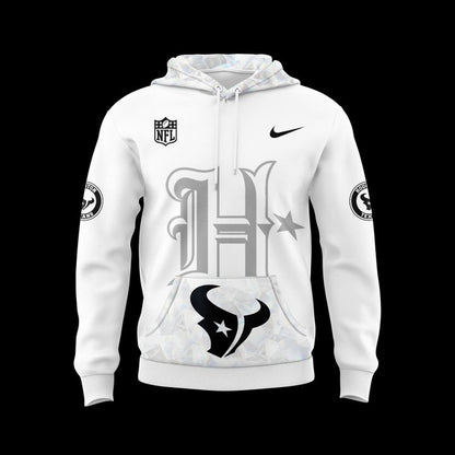 Limited edition Houston Texans Icy White Hoodie