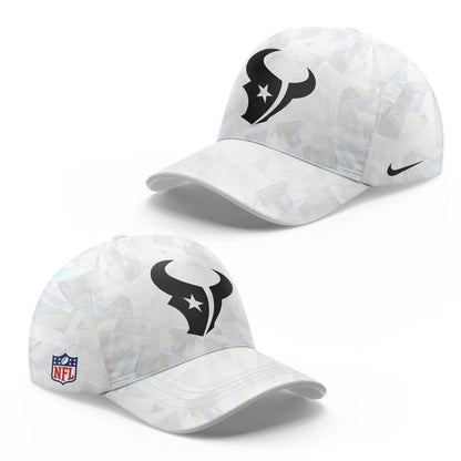 Houston Texans 2025-2026 Icy white Hoodie V4 (Pattern)