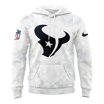 Houston Texans 2025-2026 Icy white Hoodie V3 (Pattern)