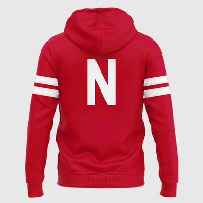 Special 2025 Red Uniform Nebraska Football Hoodie