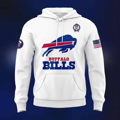 Buffalo Bills Hoodie - Honoring The First Responders From The 9/11 Event.