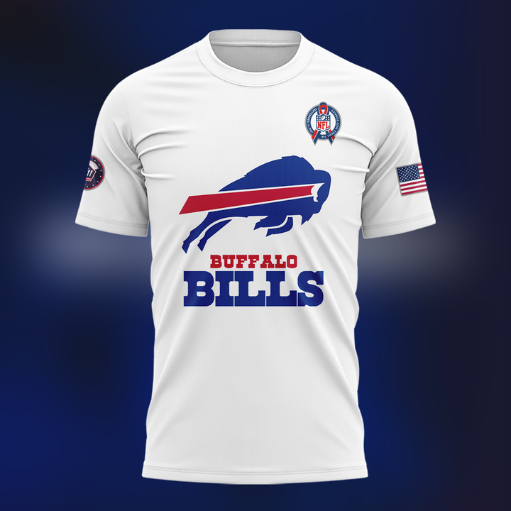 Buffalo Bills Tshirt - Honoring The First Responders From The 9/11 Event.