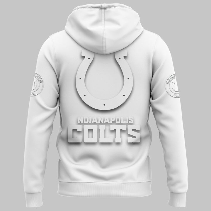Indianapolis Colts "White Out" Zip Hoodie V2
