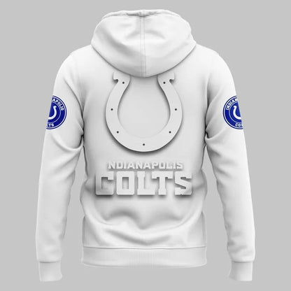 Indianapolis Colts "White Out" 2025 Hoodie