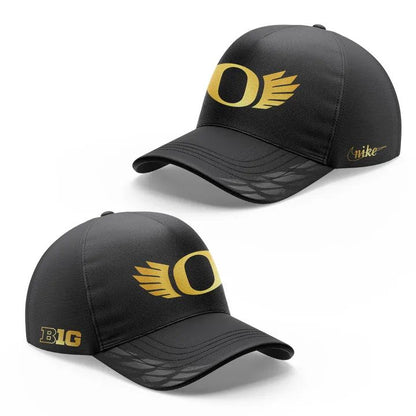 Men's Black Oregon Ducks Shoe Duck "There Is No Finish Line" T-shirt