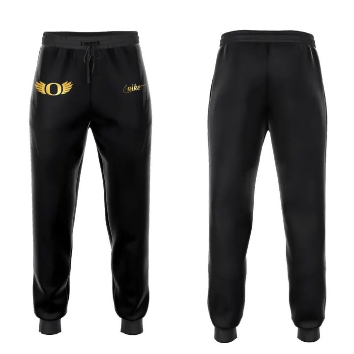 Men's Black Oregon Ducks Shoe Duck "There Is No Finish Line" T-shirt