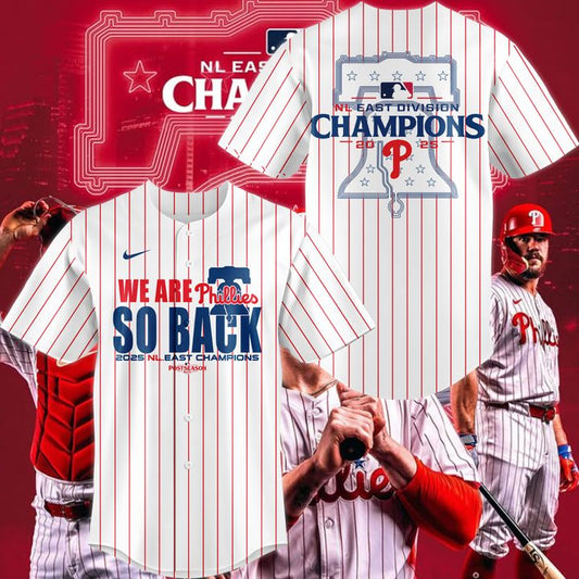 Limited Edition Philadelphia Phillies 2025 NL East Division Champions jersey