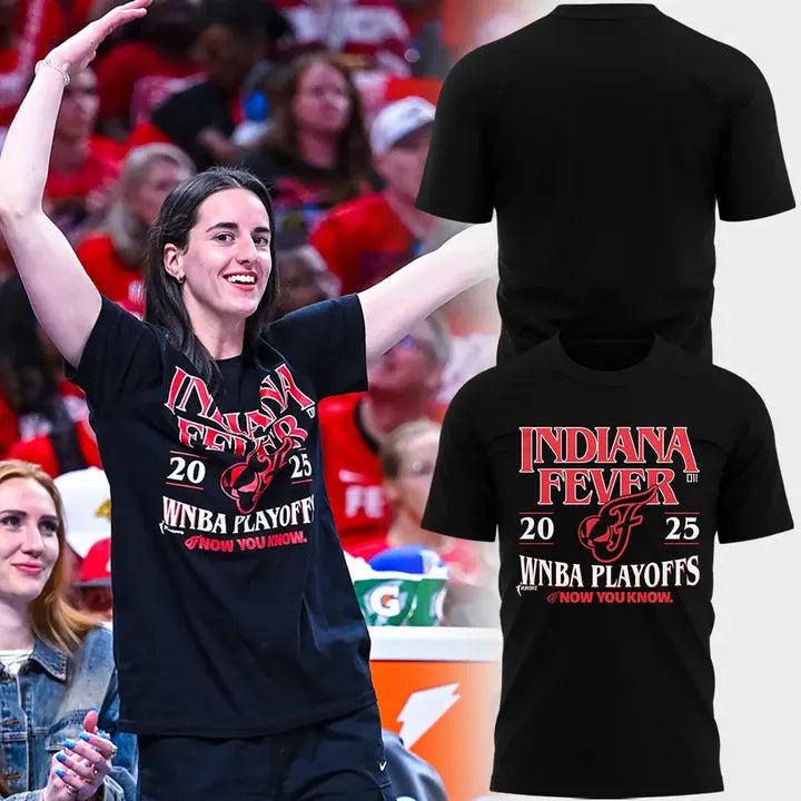 2025 Limited Edition Indiana Fever Caitlin Clark Playoff Basic T-Shirt