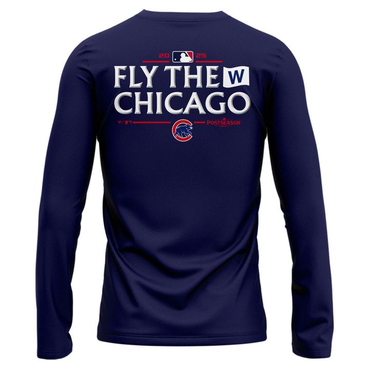 Special Edition October Baseball Post Season 2025 Chicago Cubs Long Sleeve Shirt