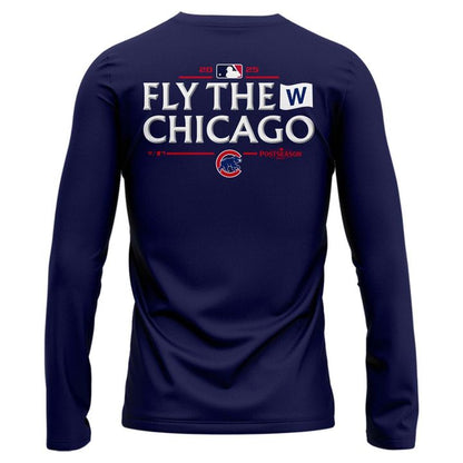 Special Edition October Baseball Post Season 2025 Chicago Cubs Long Sleeve Shirt