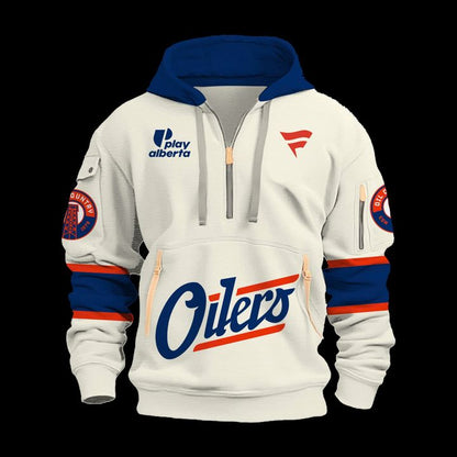 Fantatics Cream Edmonton Oilers Premium Hoodie