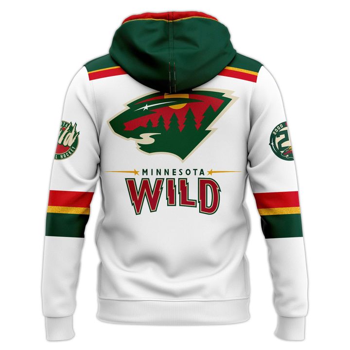 Limited Edition Minnesota Wild 25th anniversary jerseys 2025-26 Hoodie