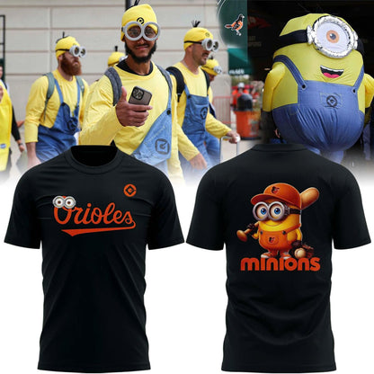 Special Baltimore Orioles x Minions T-Shirt
