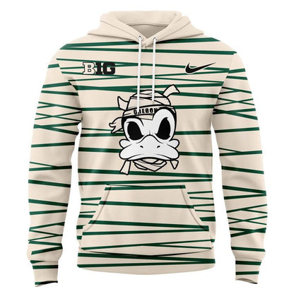 Limited Edition Oregon Football Cream '' Mummy Duck'' Hoodie 2025