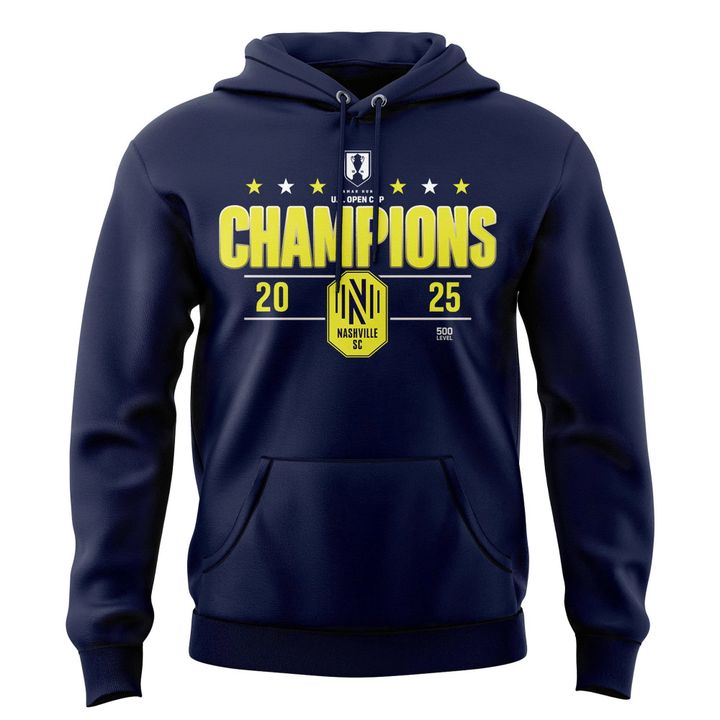Nashville Soccer Champions Open Cup 2025 Hoodie (Navy)