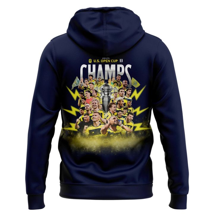 Nashville Soccer Champions Open Cup 2025 Hoodie (Navy)