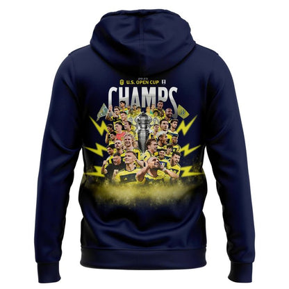 Nashville Soccer Champions Open Cup 2025 Hoodie (Navy)