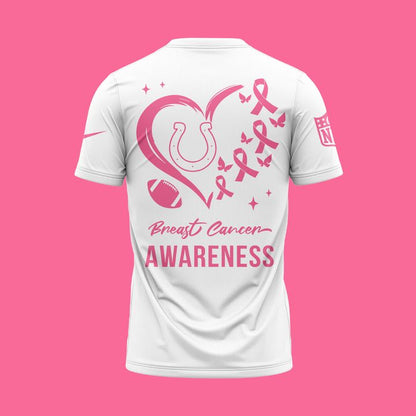 Indianapolis Colts '' OCTOBER BREAST CANCER AWARENESS MONTH '' T-Shirt 2025