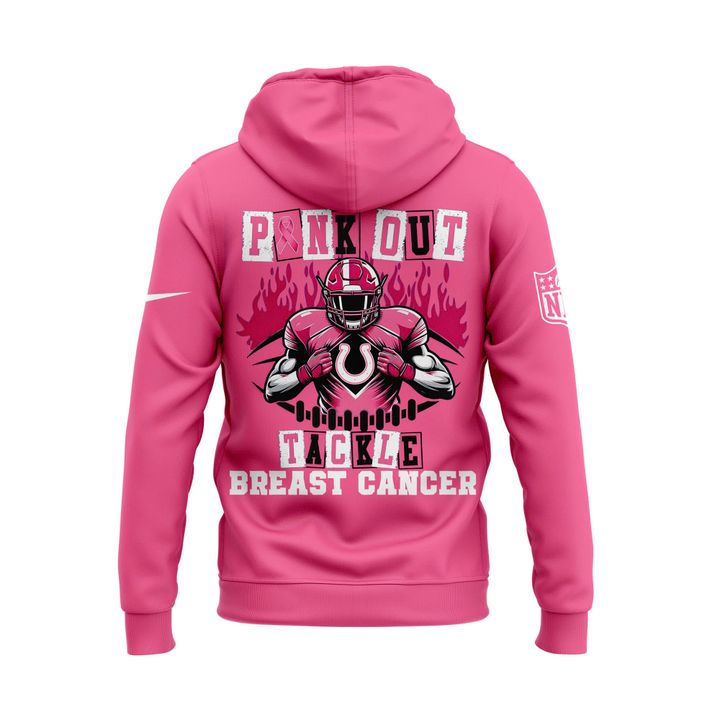 Indianapolis Colts '' OCTOBER BREAST CANCER AWARENESS MONTH '' Hoodie
