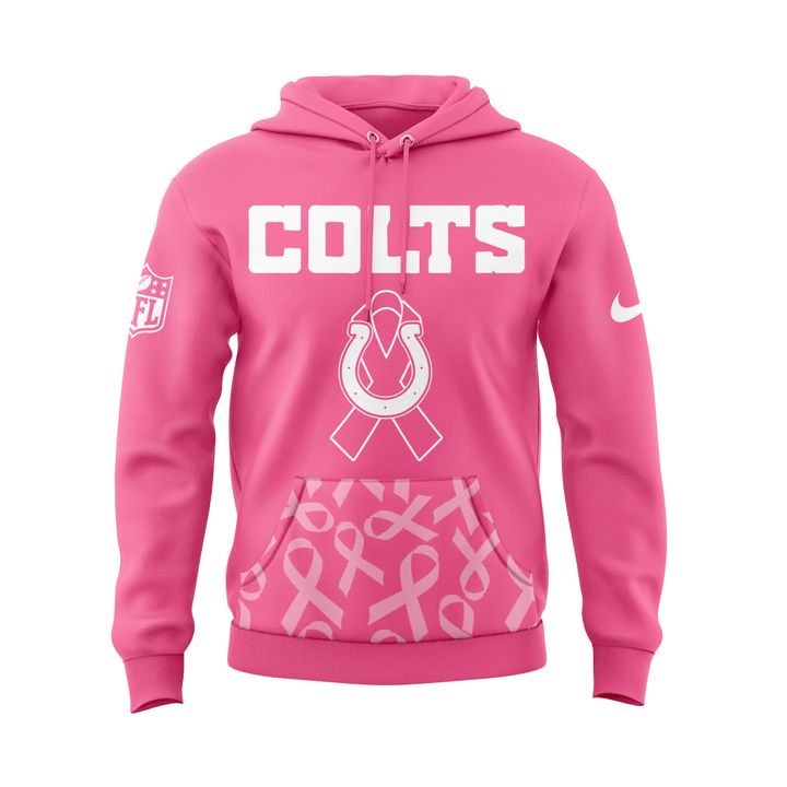 Indianapolis Colts '' OCTOBER BREAST CANCER AWARENESS MONTH '' Hoodie