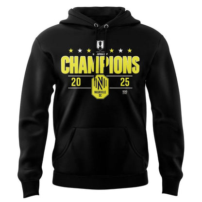 Nashville Soccer Champions Open Cup 2025 Hoodie (Black)