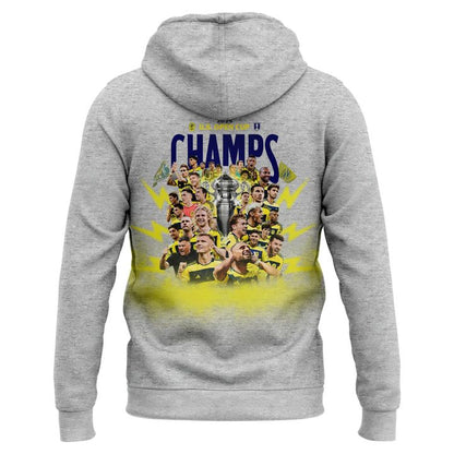 Nashville Soccer Champions Open Cup 2025 Hoodie (Grey)