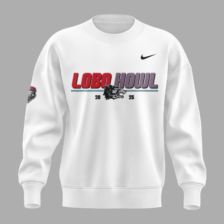 2025 "LOBO HOWL" White Sweat
