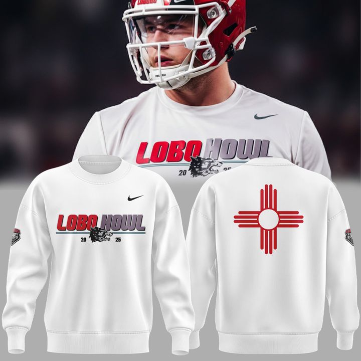 2025 "LOBO HOWL" White Sweat