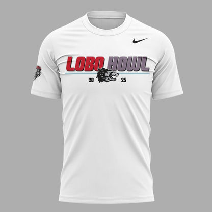 2025 "LOBO HOWL" White T-Shirt